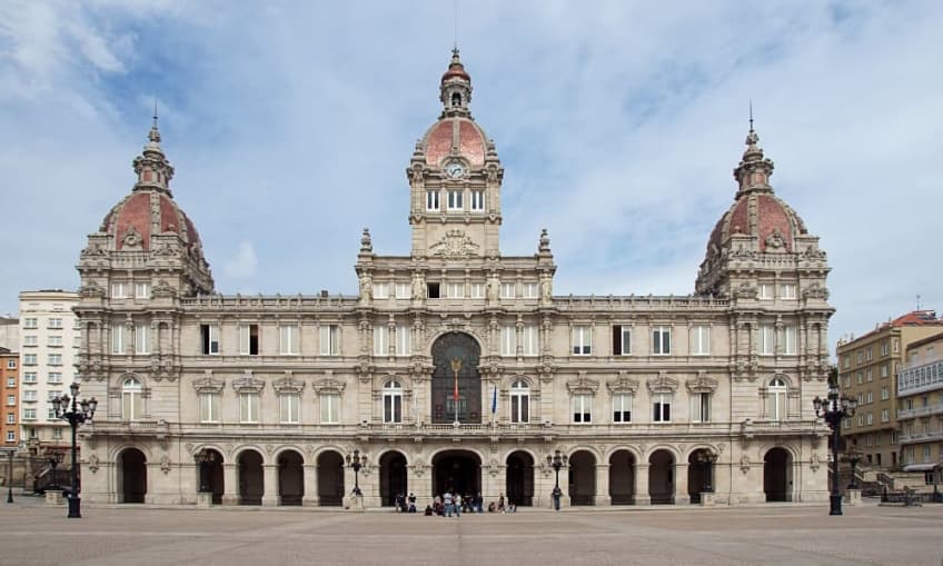 Plaza de Maria Pita, en La Coruña